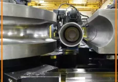 روش انحراف و شکل دهی لوله فولادی با قطر بزرگ در تولید