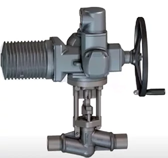 شیر کروی برقی با فشار بالا